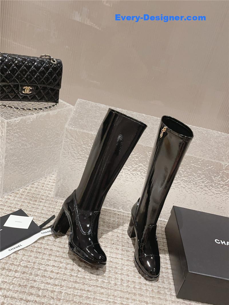 CC catwalk platform high heel boots
