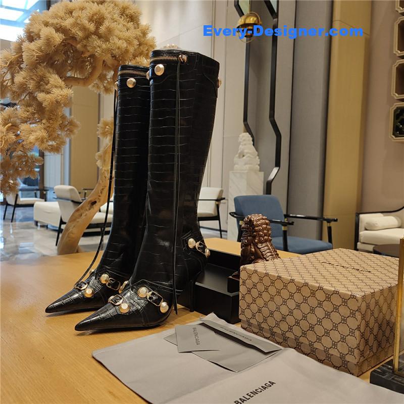 Ba1en*iaga metal stud le cagloe motorcycle boots