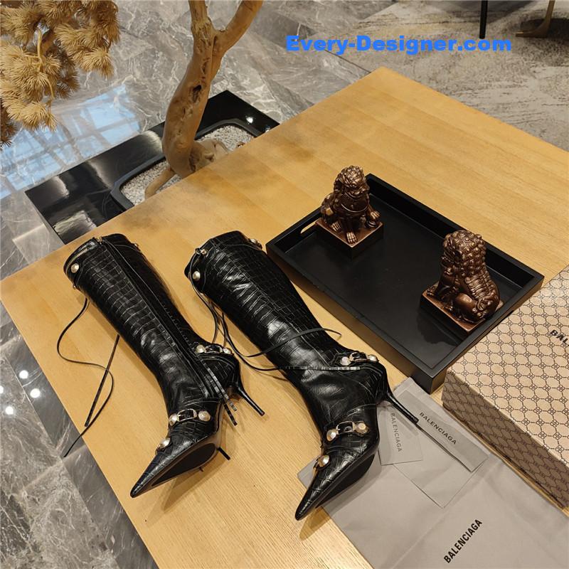 Ba1en*iaga metal stud le cagloe motorcycle boots