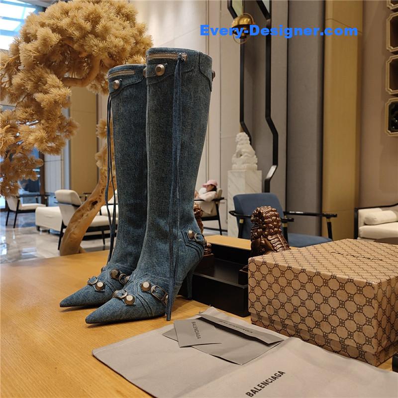Ba1en*iaga metal stud le cagloe motorcycle boots