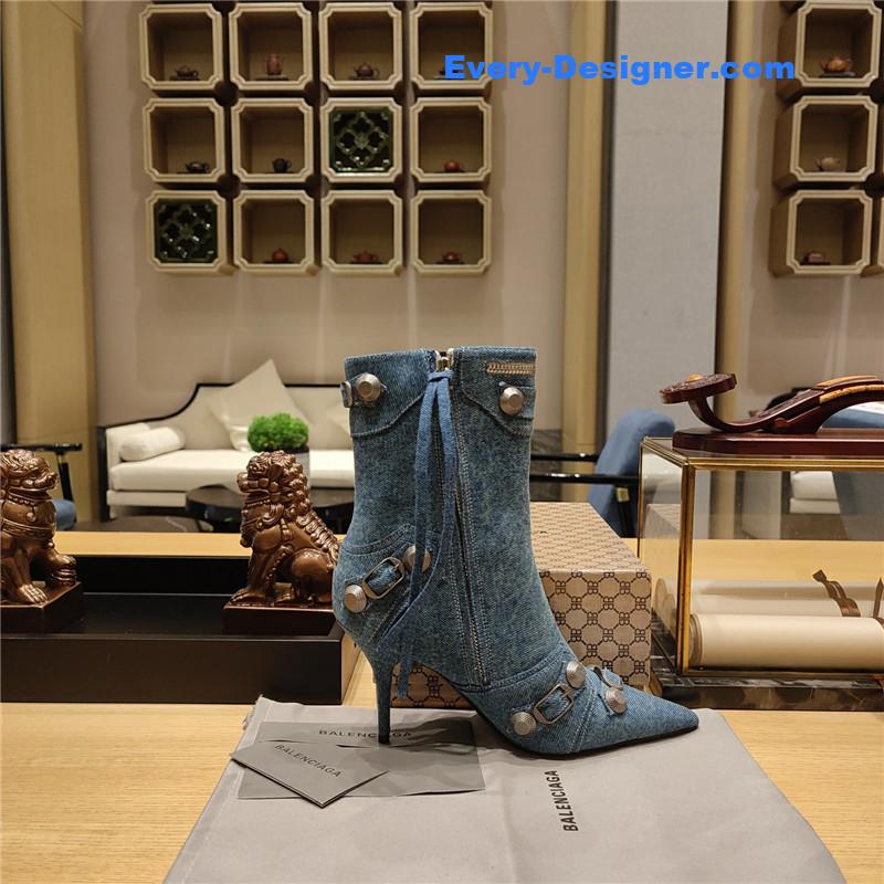 Ba1en*iaga metal stud le cagloe motorcycle boots