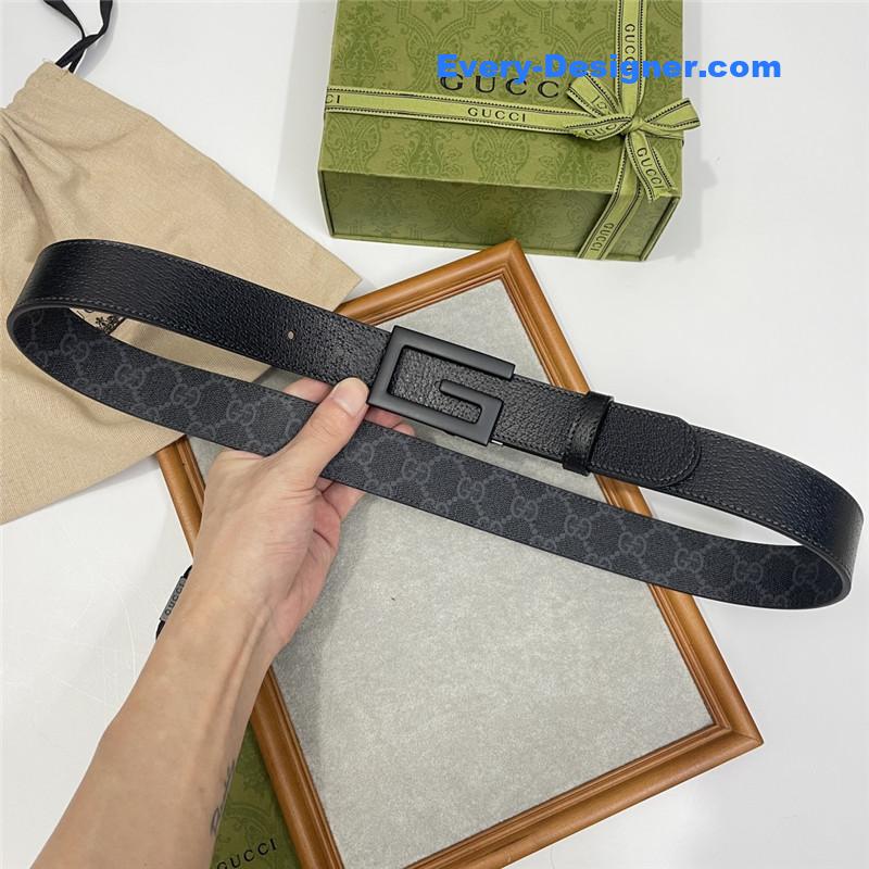 Gvc*1 three-claw pigskin leather belt