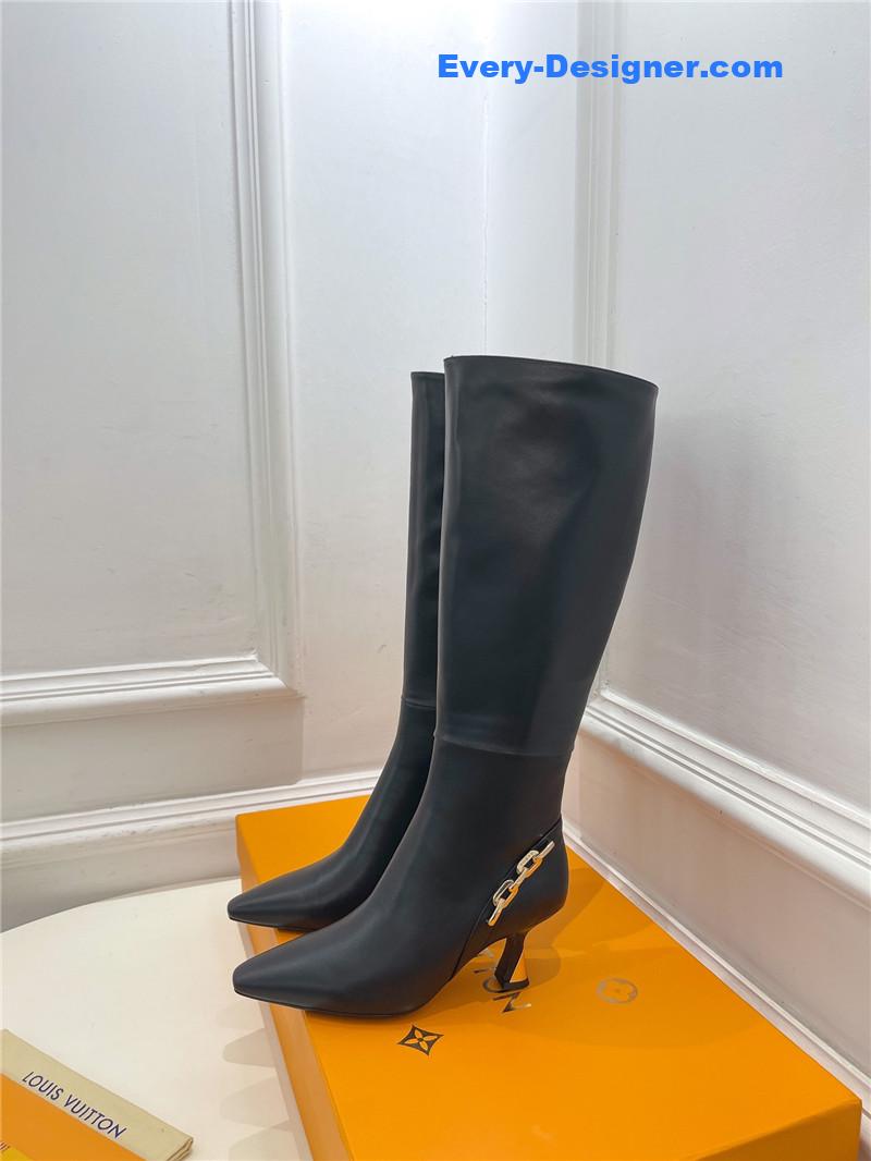 l0vis Vvtt0n lv small square toe metal heel boots