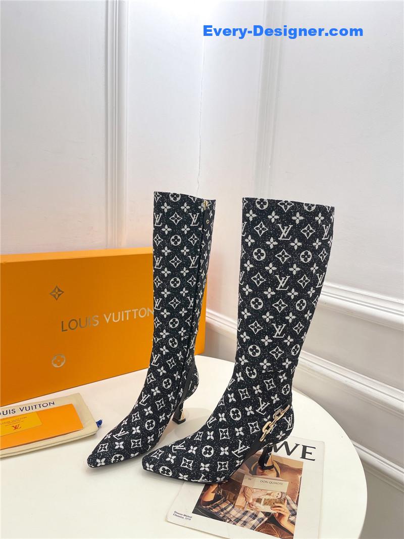 l0vis Vvtt0n lv small square toe metal heel boots