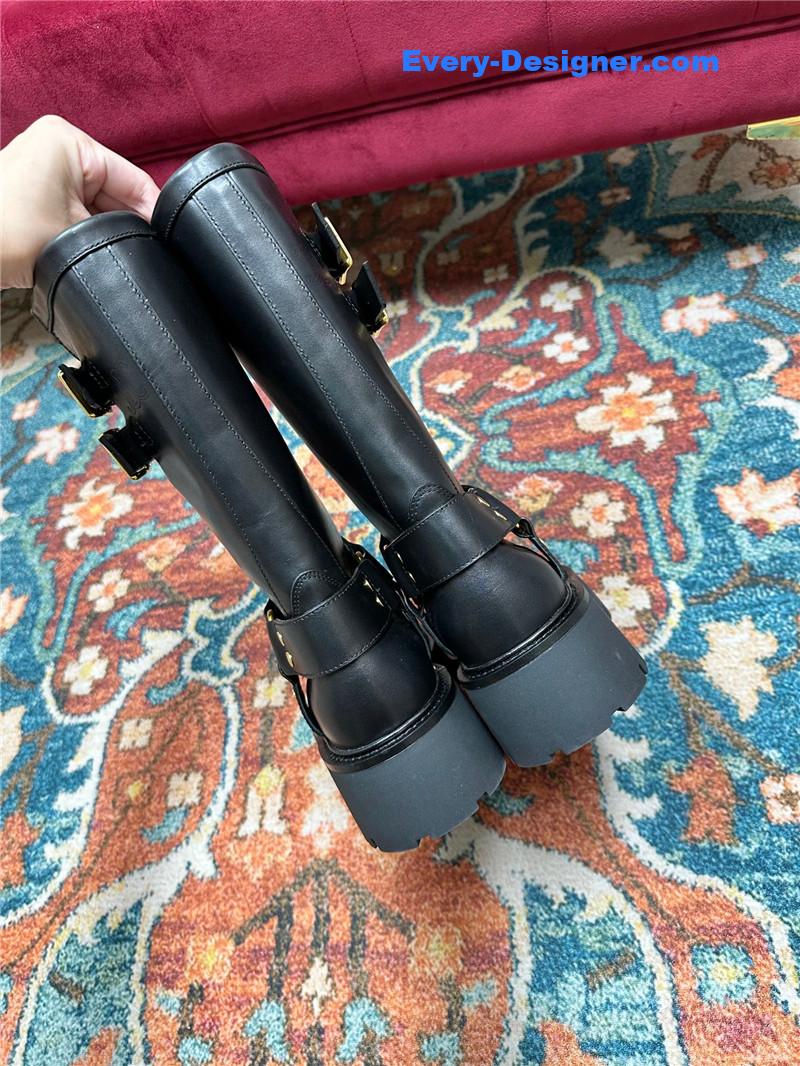 Ce1i*e catwalk new thick-soled knight boots