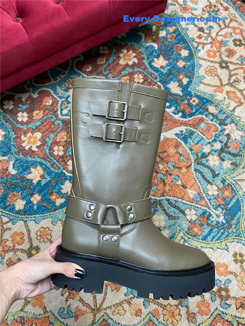 Ce1i*e catwalk new thick-soled knight boots