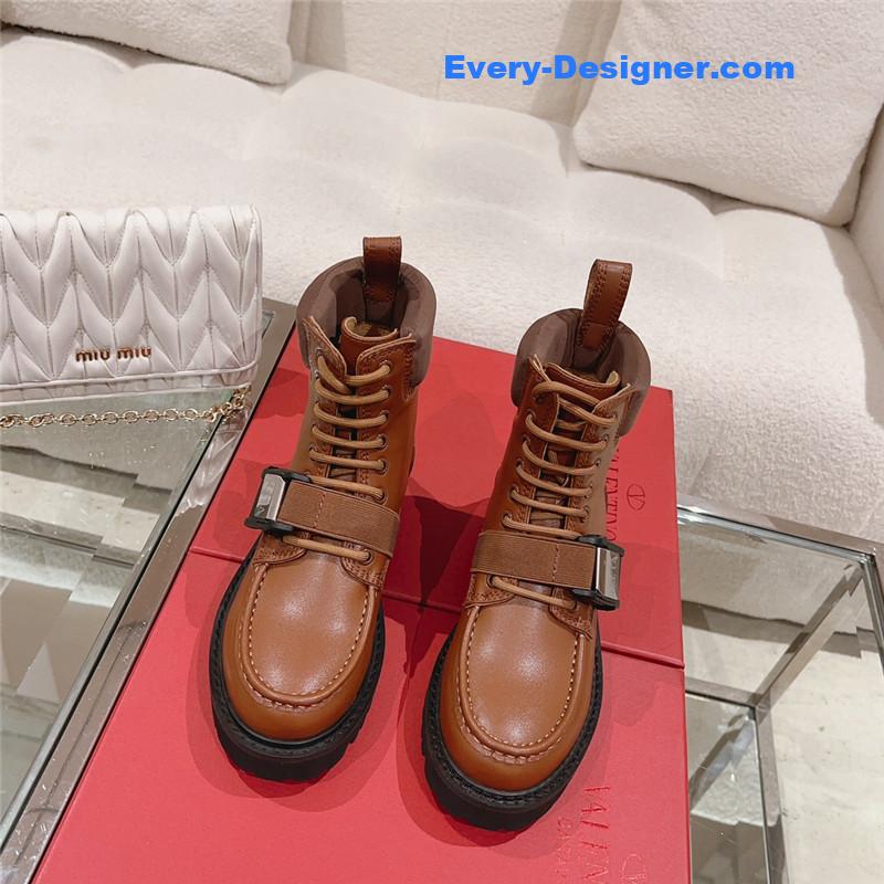 Va1e*ntin0 lace-up martin boots