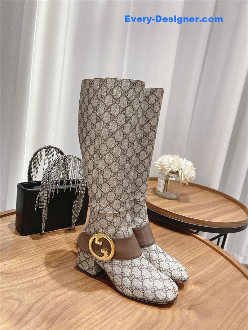 Gvc*1 double g buckle boots