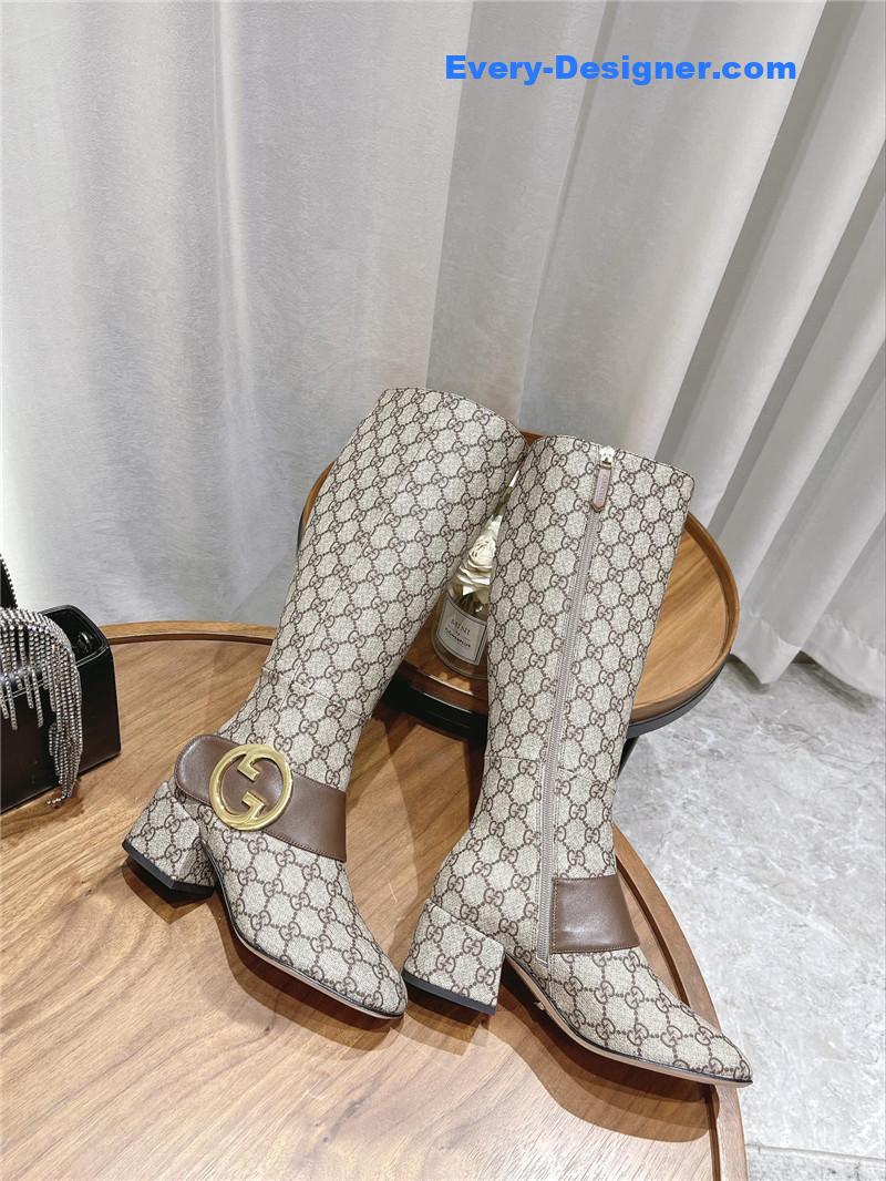 Gvc*1 double g buckle boots