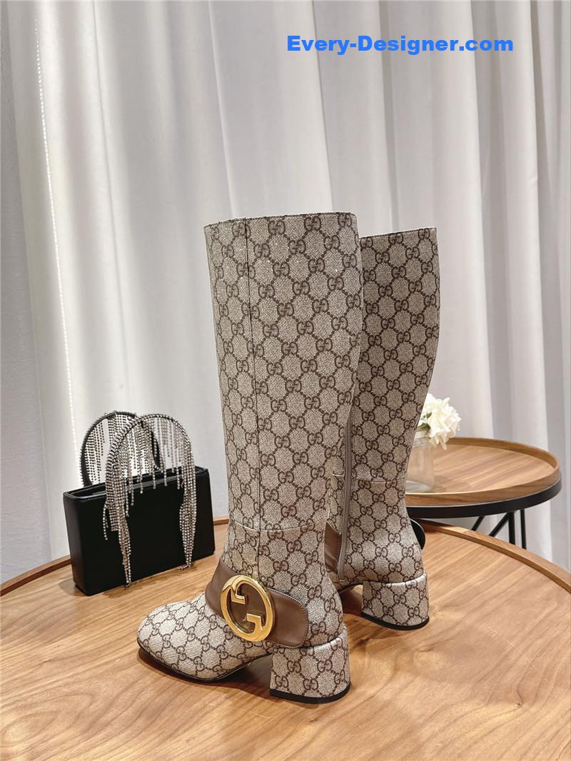 Gvc*1 double g buckle boots