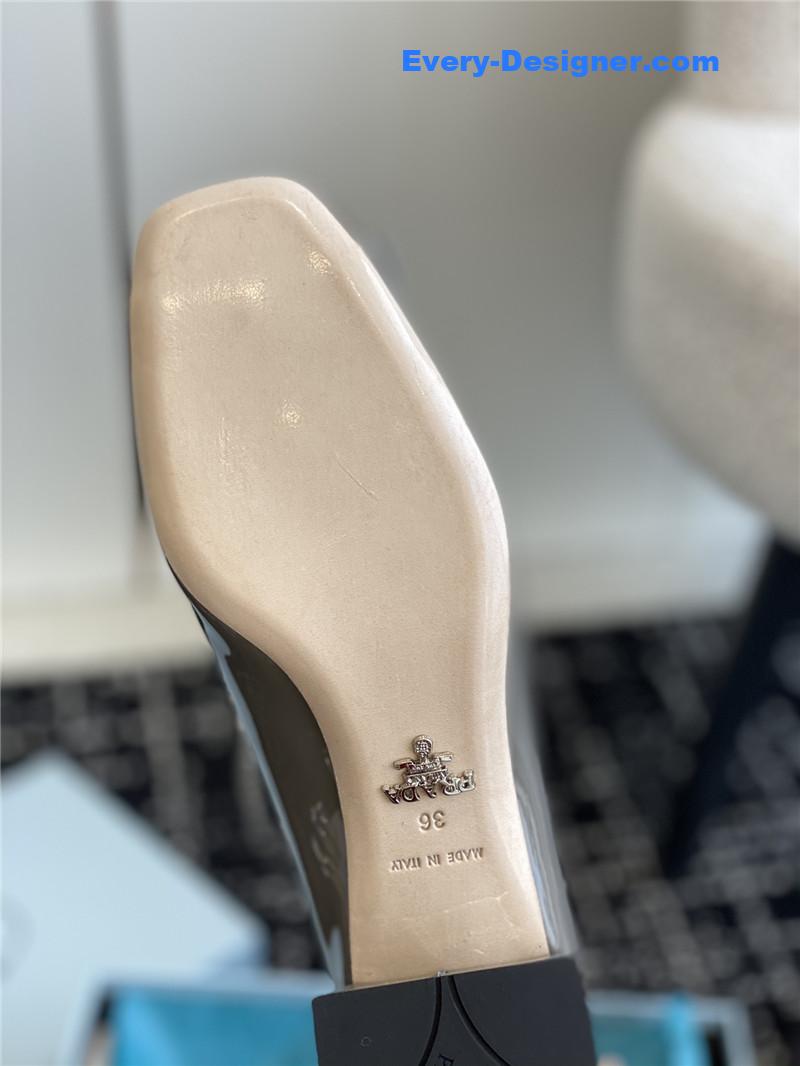 Pra*a autumn and winter classic color matching shoes