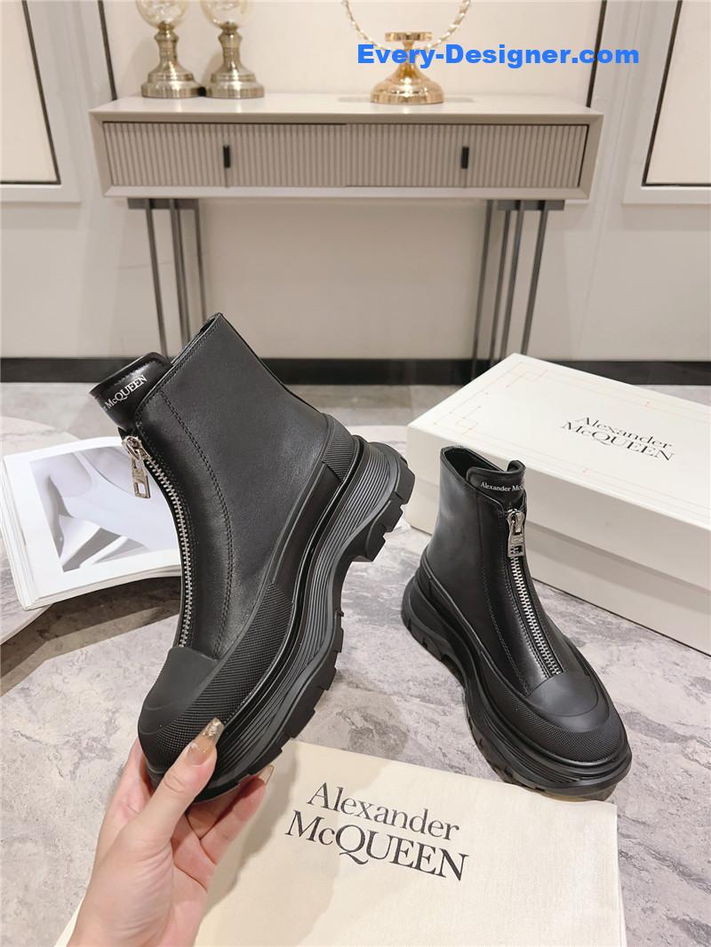a1exa*der Mcqv*en front zip booties