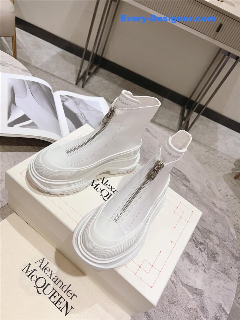 a1exa*der Mcqv*en front zip booties