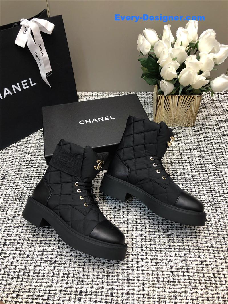 cc new D1am0nd thick-soled short boots