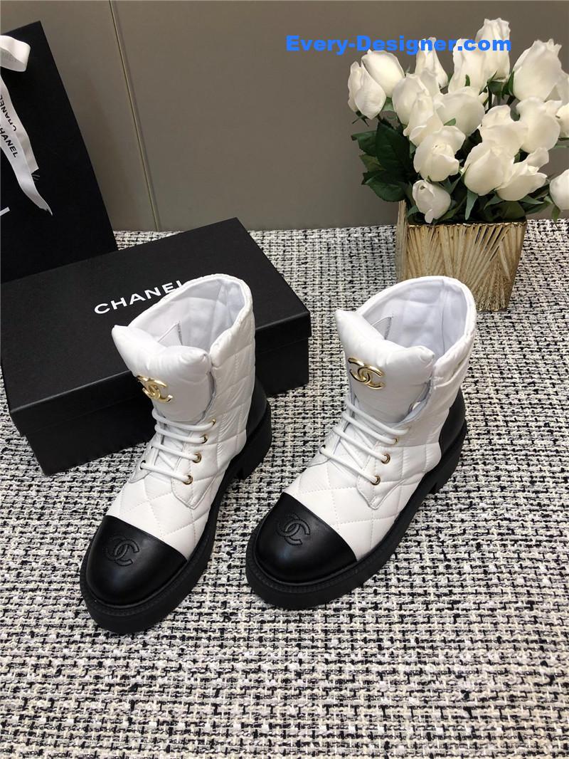 cc new D1am0nd thick-soled short boots