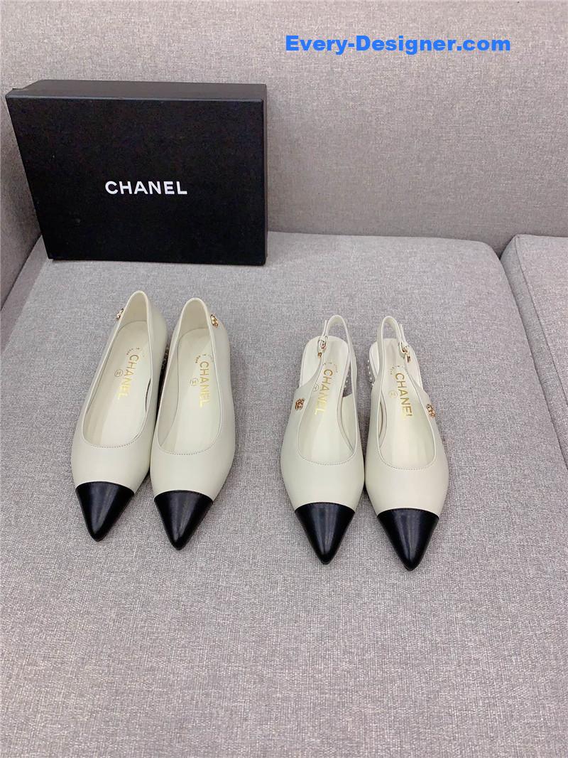 CC new pointed toe flat shoes
