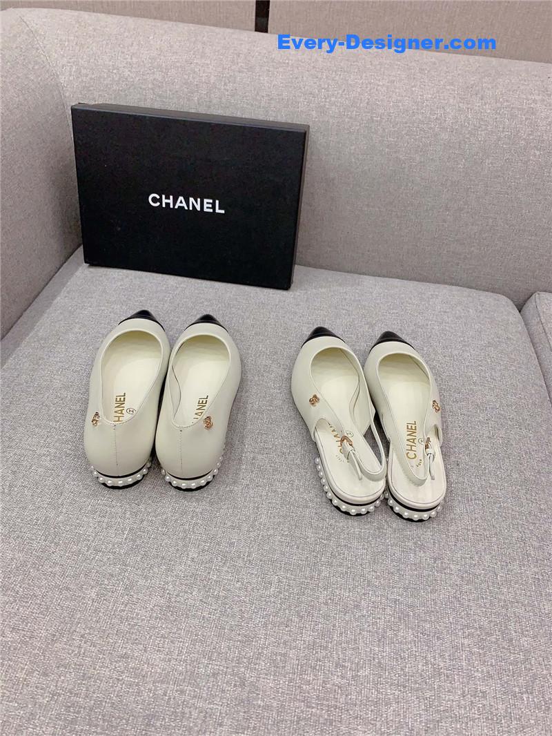 CC new pointed toe flat shoes