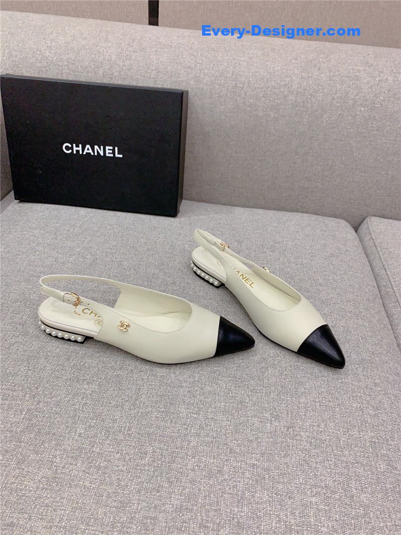 CC new pointed toe flat shoes