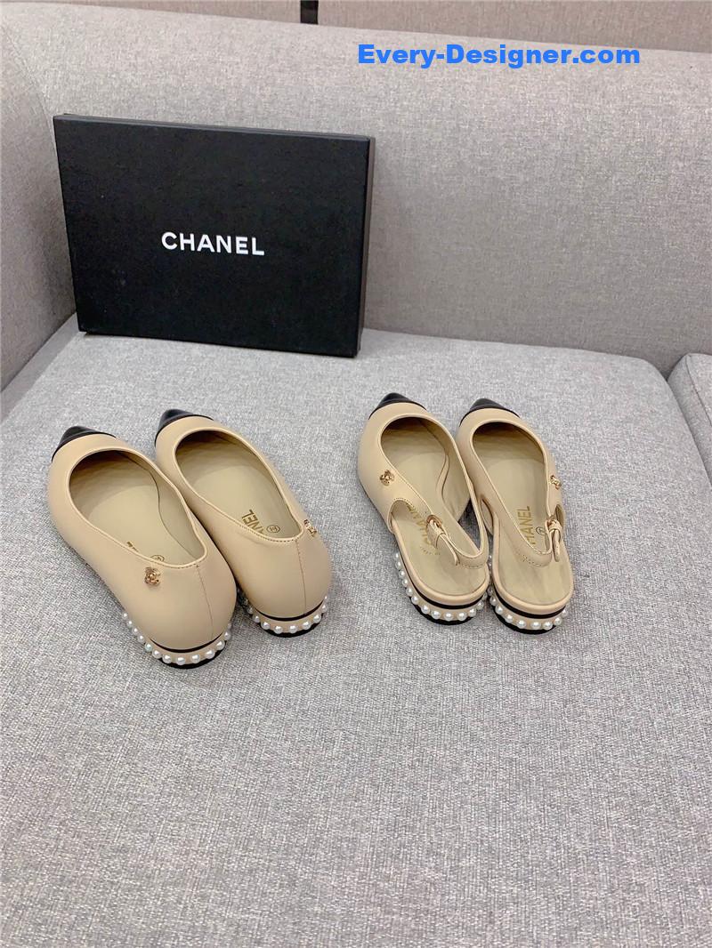CC new pointed toe flat shoes