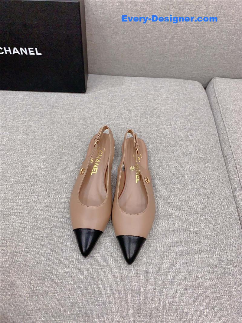 CC new pointed toe flat shoes