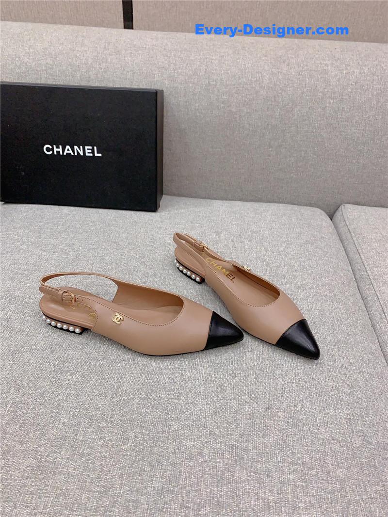 CC new pointed toe flat shoes