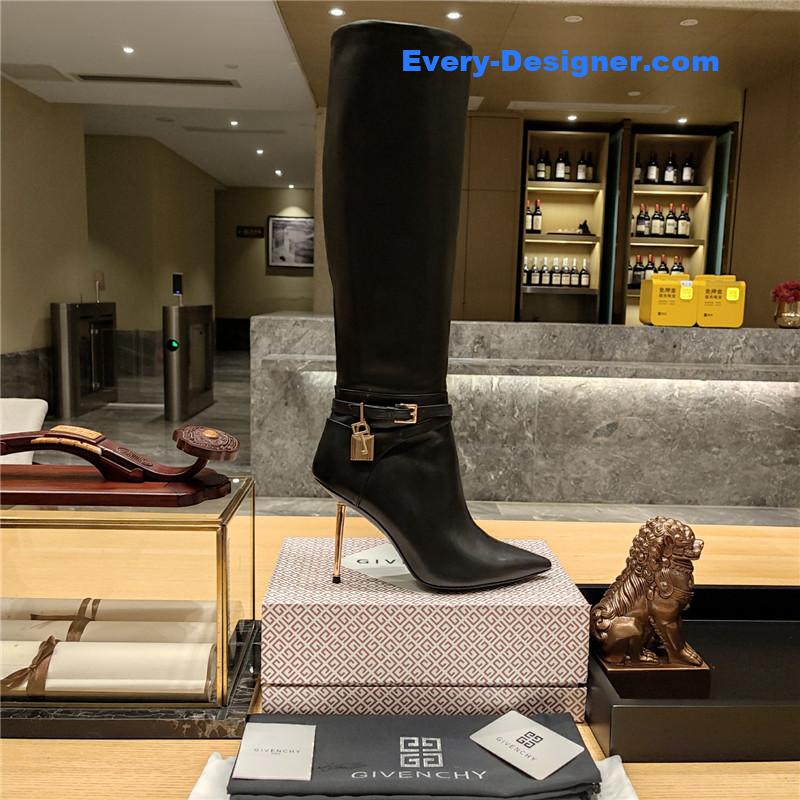 Givenchy stiletto high heel sexy pointed toe boots