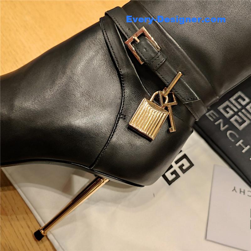 Givenchy stiletto high heel sexy pointed toe boots