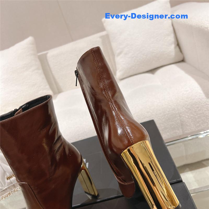 Y51 new side pull short naked boots