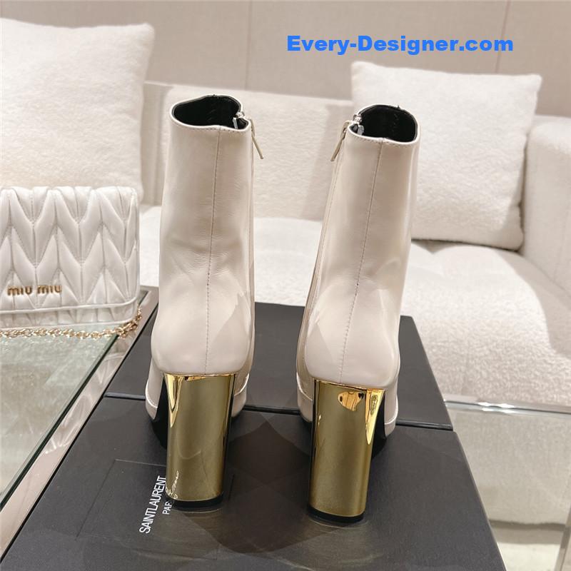 Y51 new side pull short naked boots