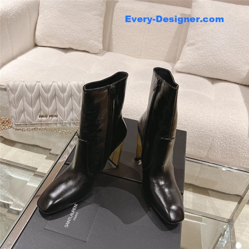 Y51 new side pull short naked boots