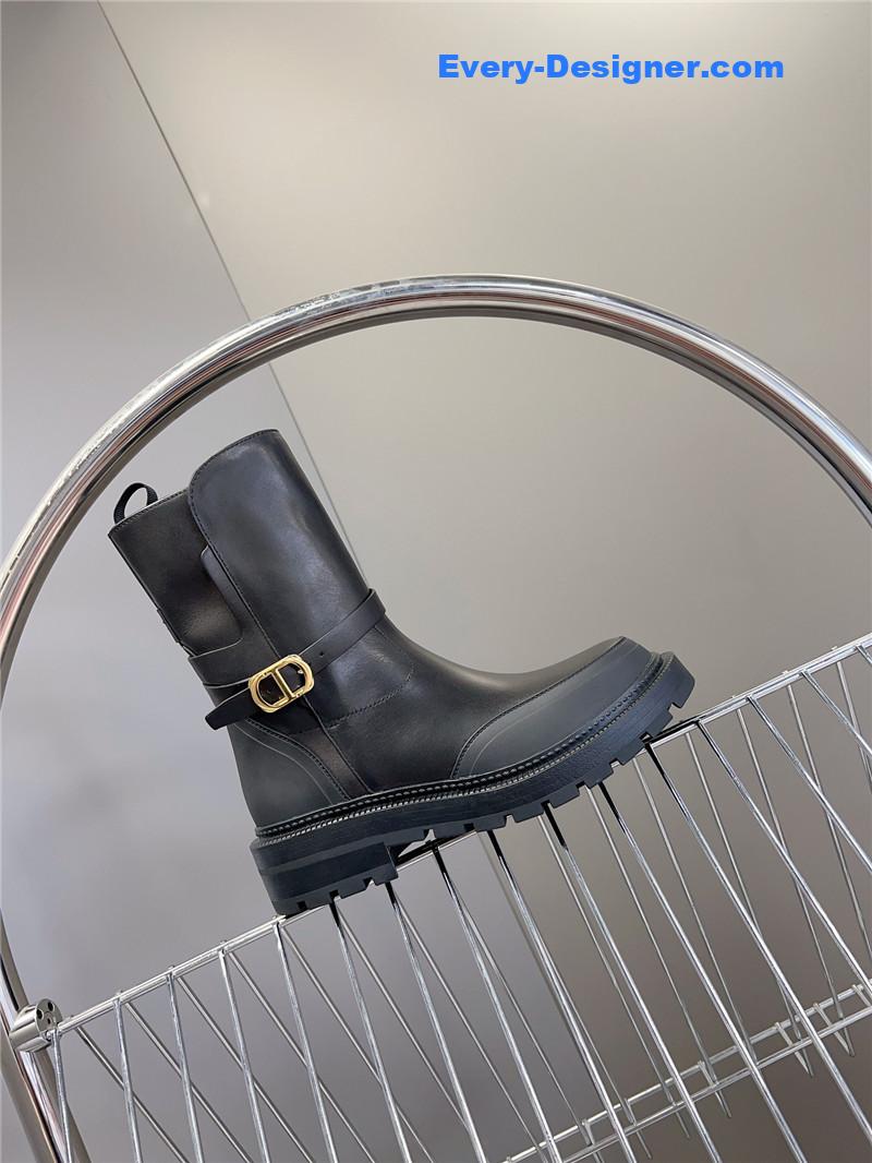 D10r autumn and winter catwalk style mid-calf boots
