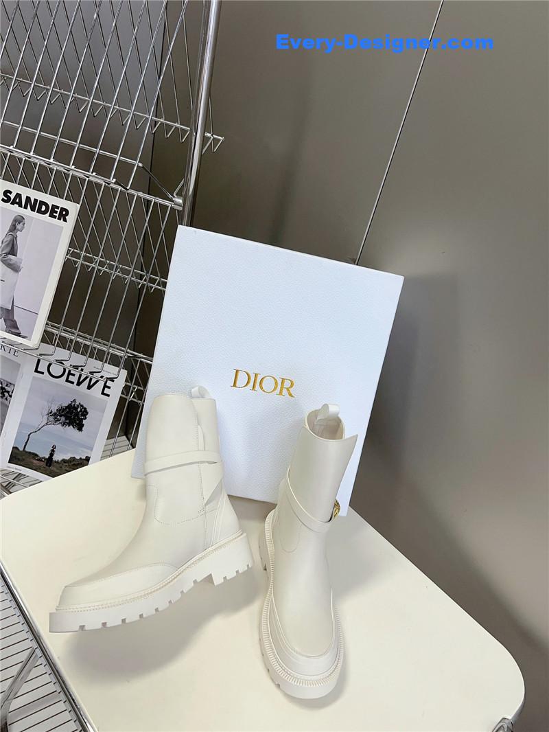 D10r autumn and winter catwalk style mid-calf boots