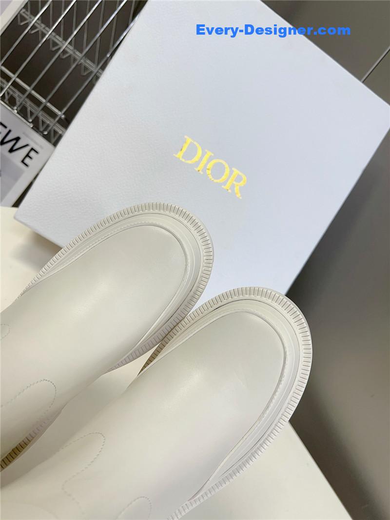 D10r autumn and winter catwalk style mid-calf boots