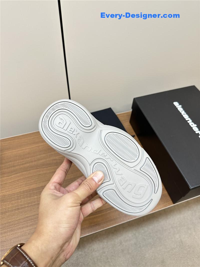 A1exa*der wang aw hoop silver sneakers