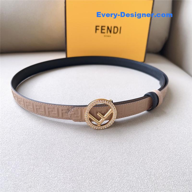 F**di 2.0cm reversible belt