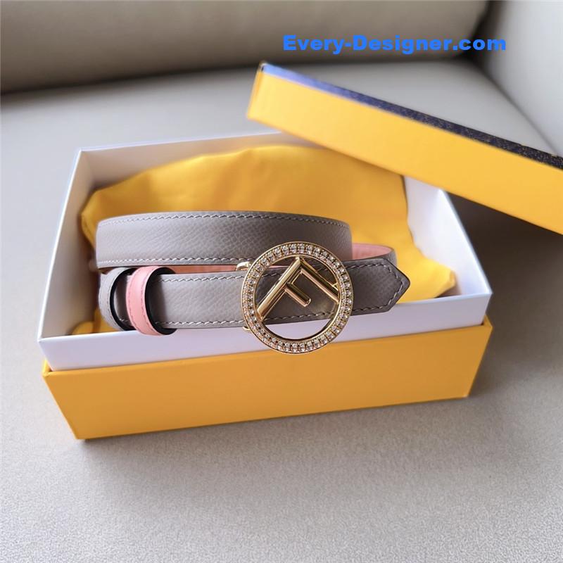 F**di 2.0cm reversible belt