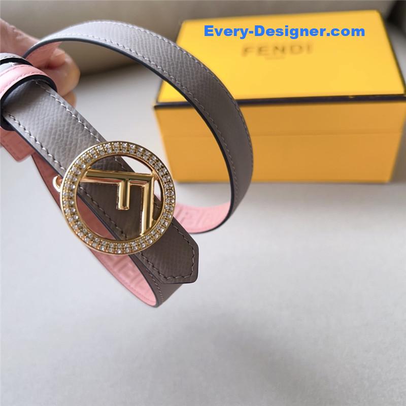 F**di 2.0cm reversible belt