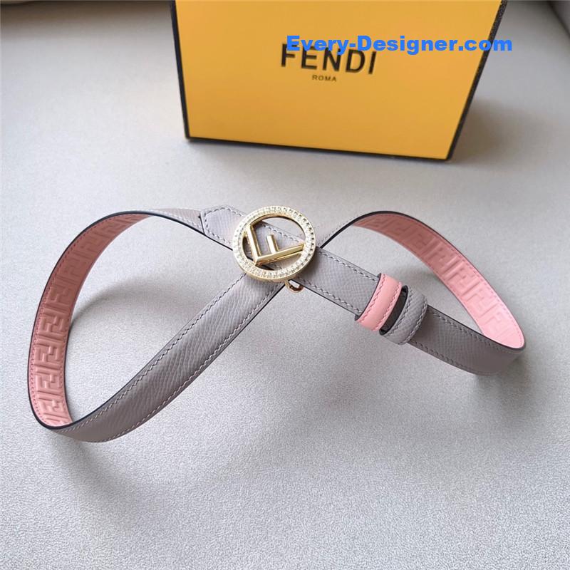F**di 2.0cm reversible belt
