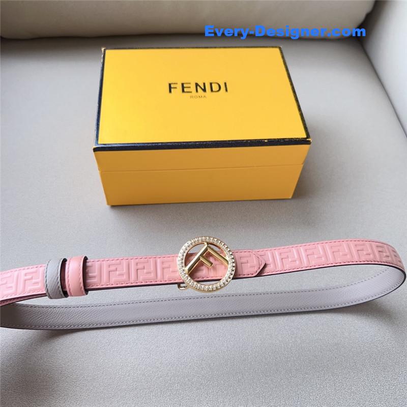 F**di 2.0cm reversible belt