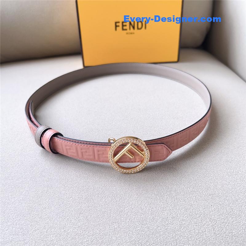 F**di 2.0cm reversible belt