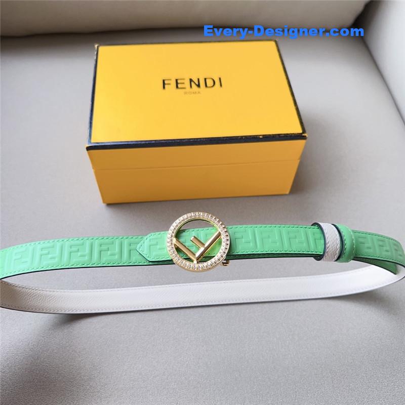 F**di 2.0cm reversible belt
