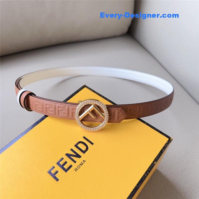 F**di 2.0cm reversible belt