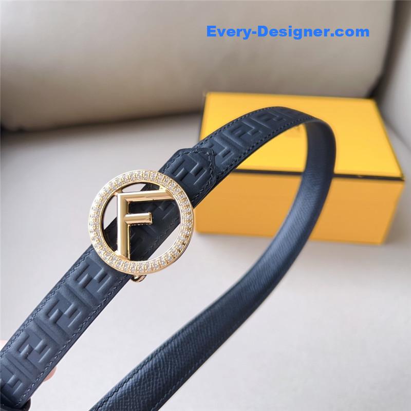 F**di 2.0cm reversible belt