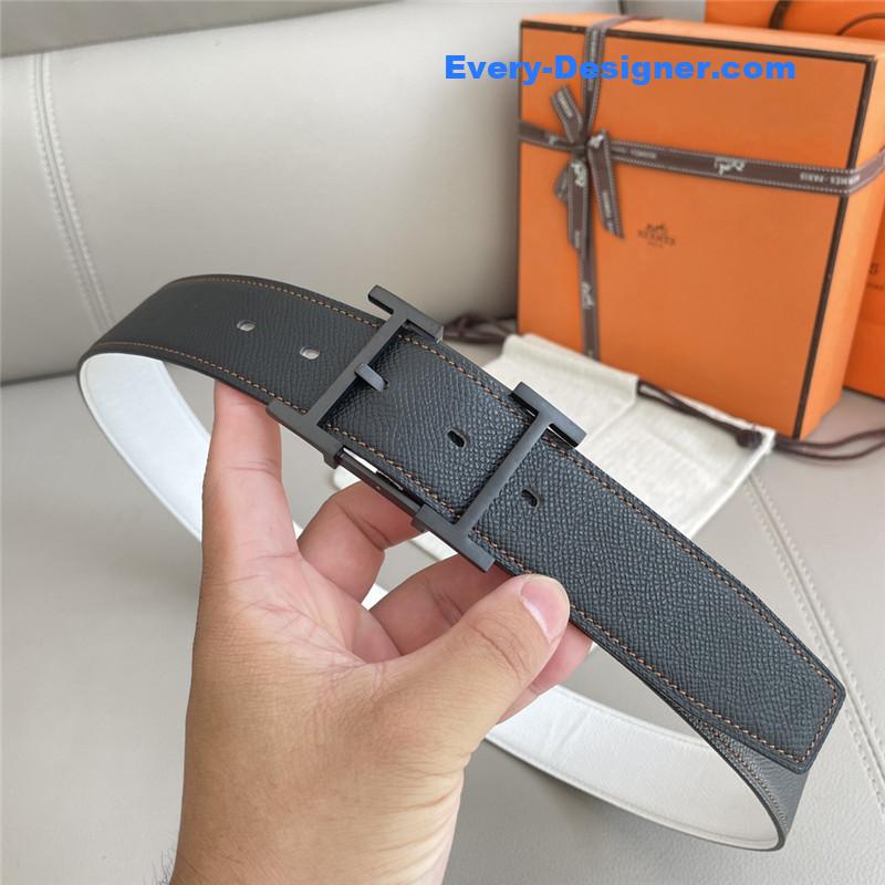 H**me5 classic double-sided pebbled belt