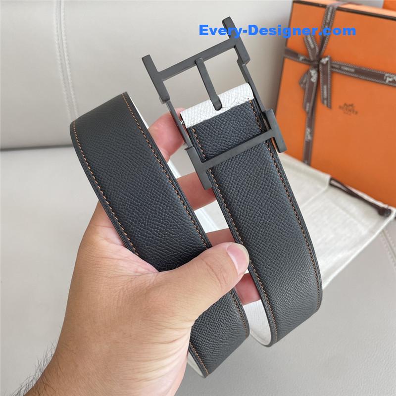 H**me5 classic double-sided pebbled belt