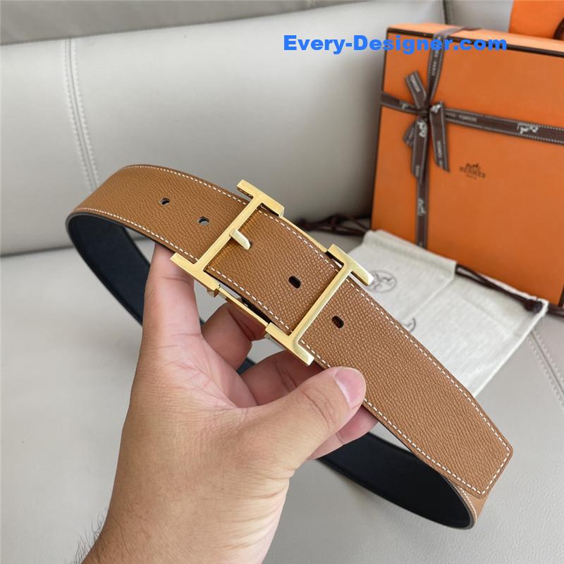 H**me5 classic double-sided pebbled belt