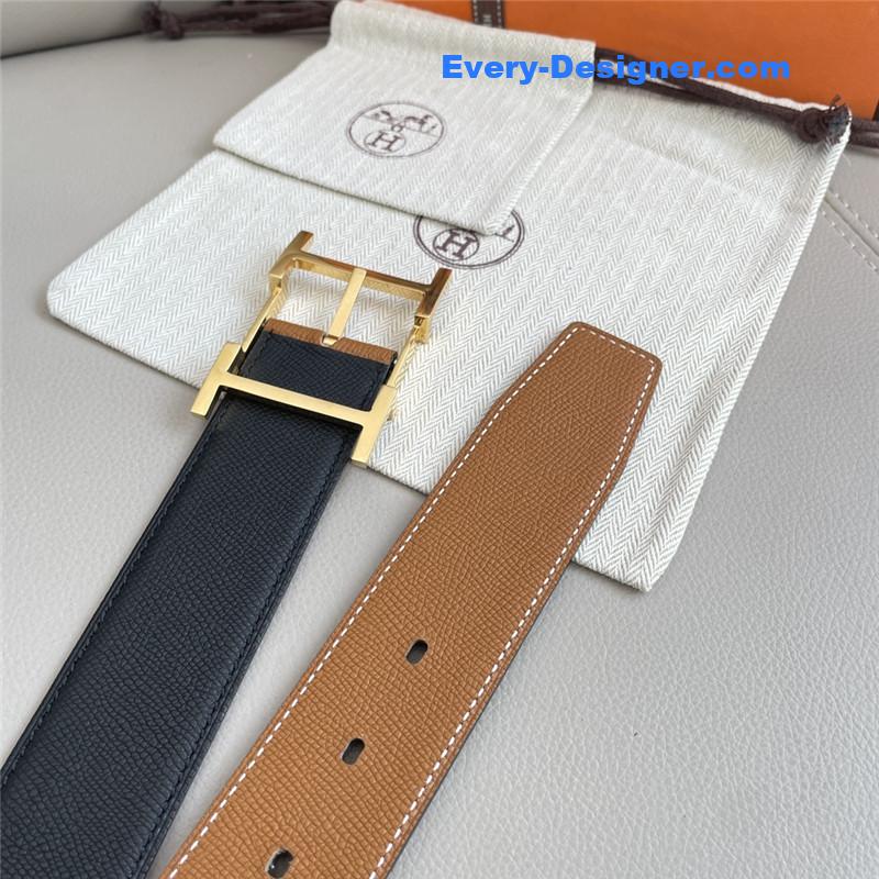 H**me5 classic double-sided pebbled belt