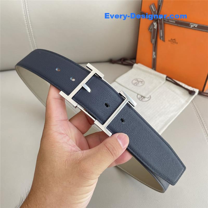 H**me5 classic double-sided pebbled belt