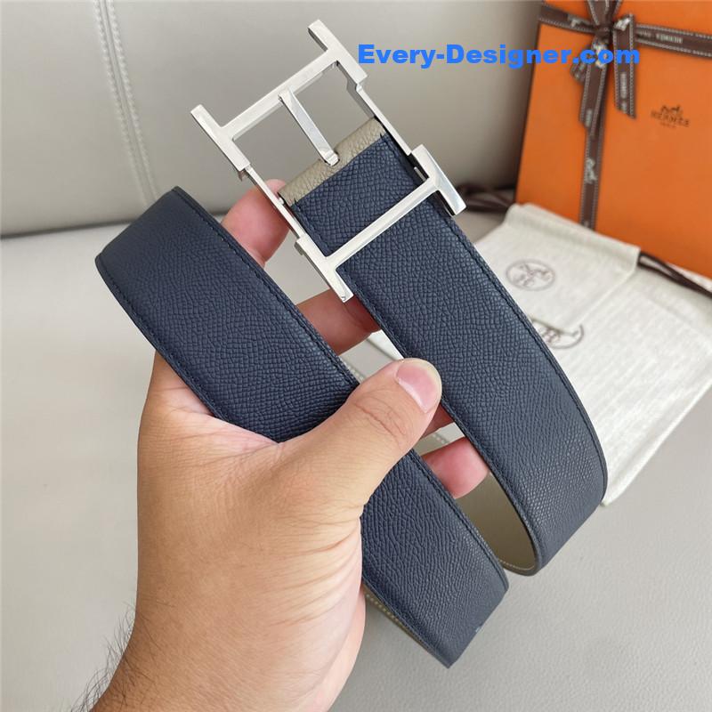 H**me5 classic double-sided pebbled belt