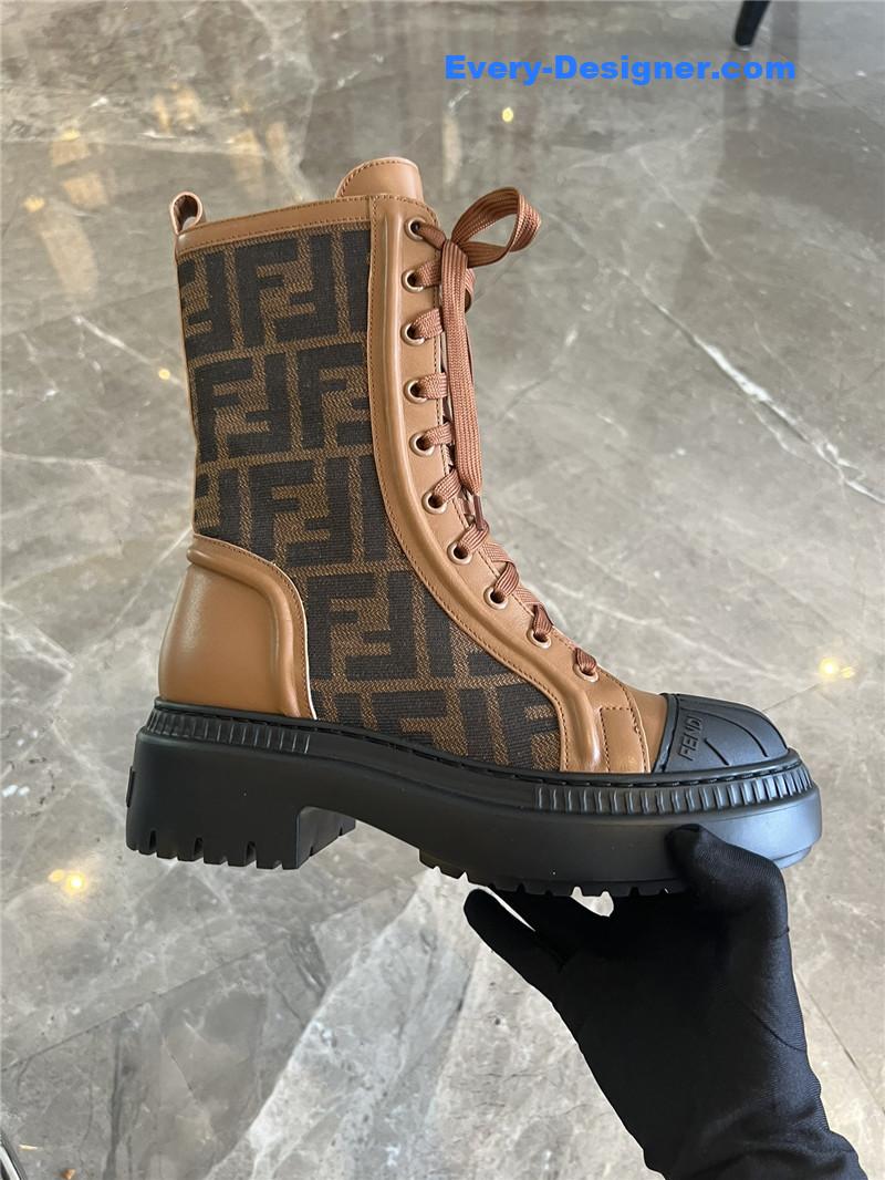 F**di domino motorcycle boots